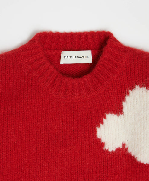 Mansur Gavriel sale Wool Oversized Crewneck,Retail $395