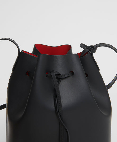 Louis Vuitton Nano Bucket Beige Black Cotton