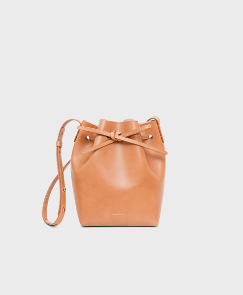 Mansur Gavriel Mini Mini Bucket Bag / Cammello / Creme