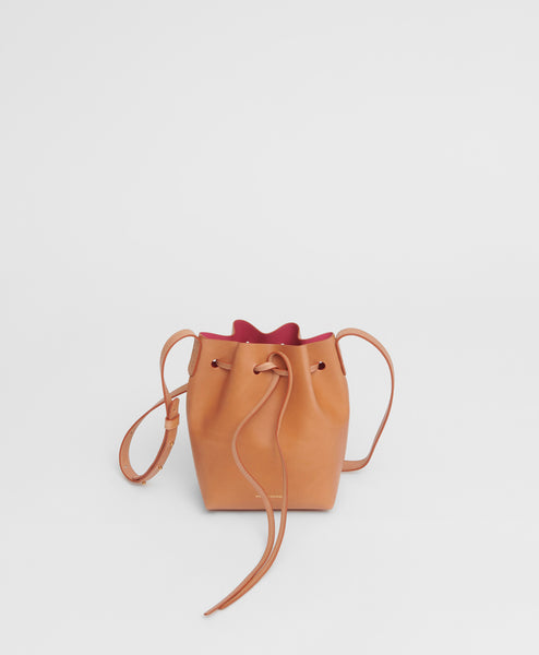 Mansur Gavriel Mini mini Bucket bag Brown Leather ref.146492 - Joli Closet