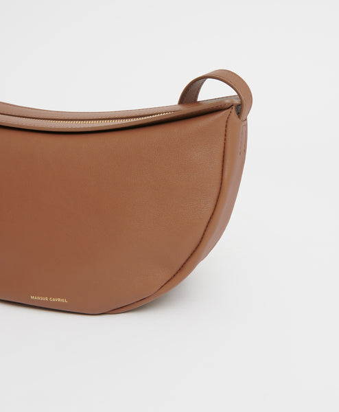 Mansur gavriel calf discount leather crossbody bag blush