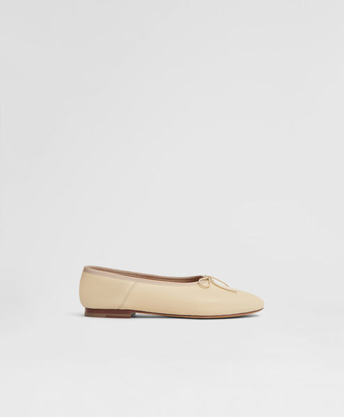 Dune tan ballet pumps best sale