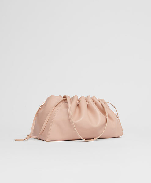 Mansur Gavriel Bloom Drawstring Leather Shoulder Bag