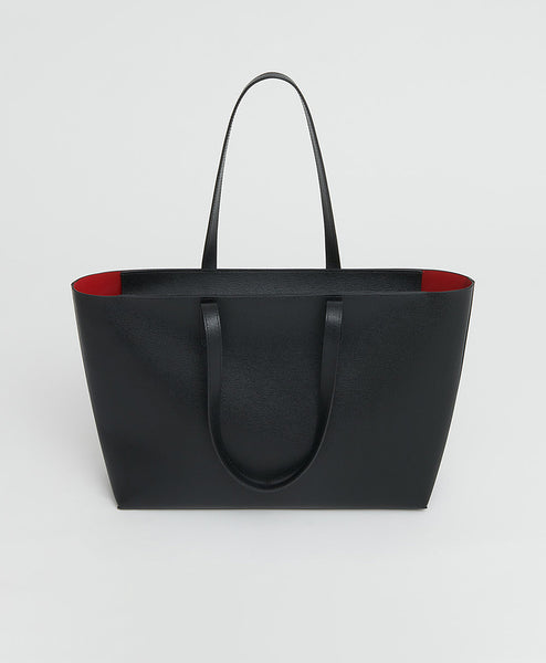 Mansur Gavriel SMALL ZIP TOTE - Handbag - black/flamma/black