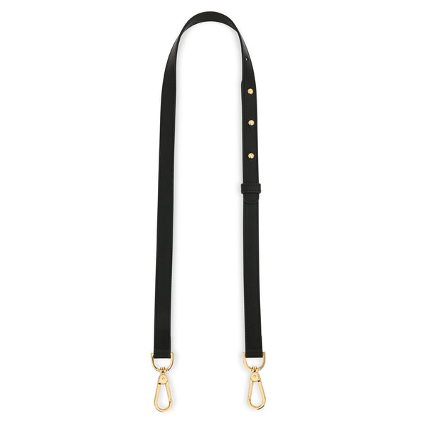 dressupyourpurse Lambskin Bag Strap - Long Bag Strap Replacement Gradient Black Pink Gold Hardware