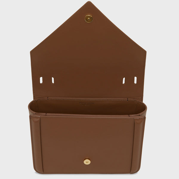 Louis Vuitton Vertical Clutch Box Brown