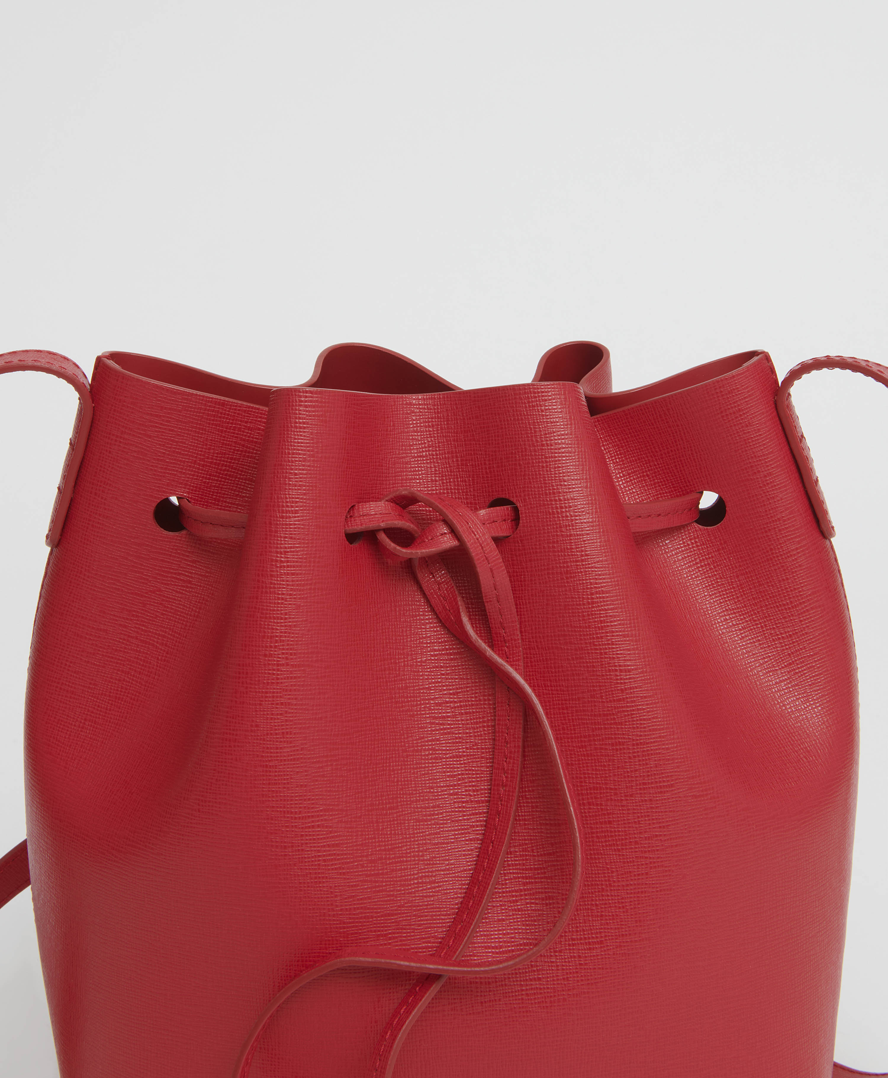 Zara metallic detail online bucket bag