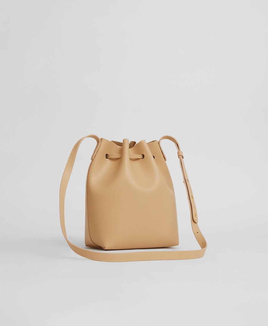 Mini Bucket Bag - Cammello/Rosa