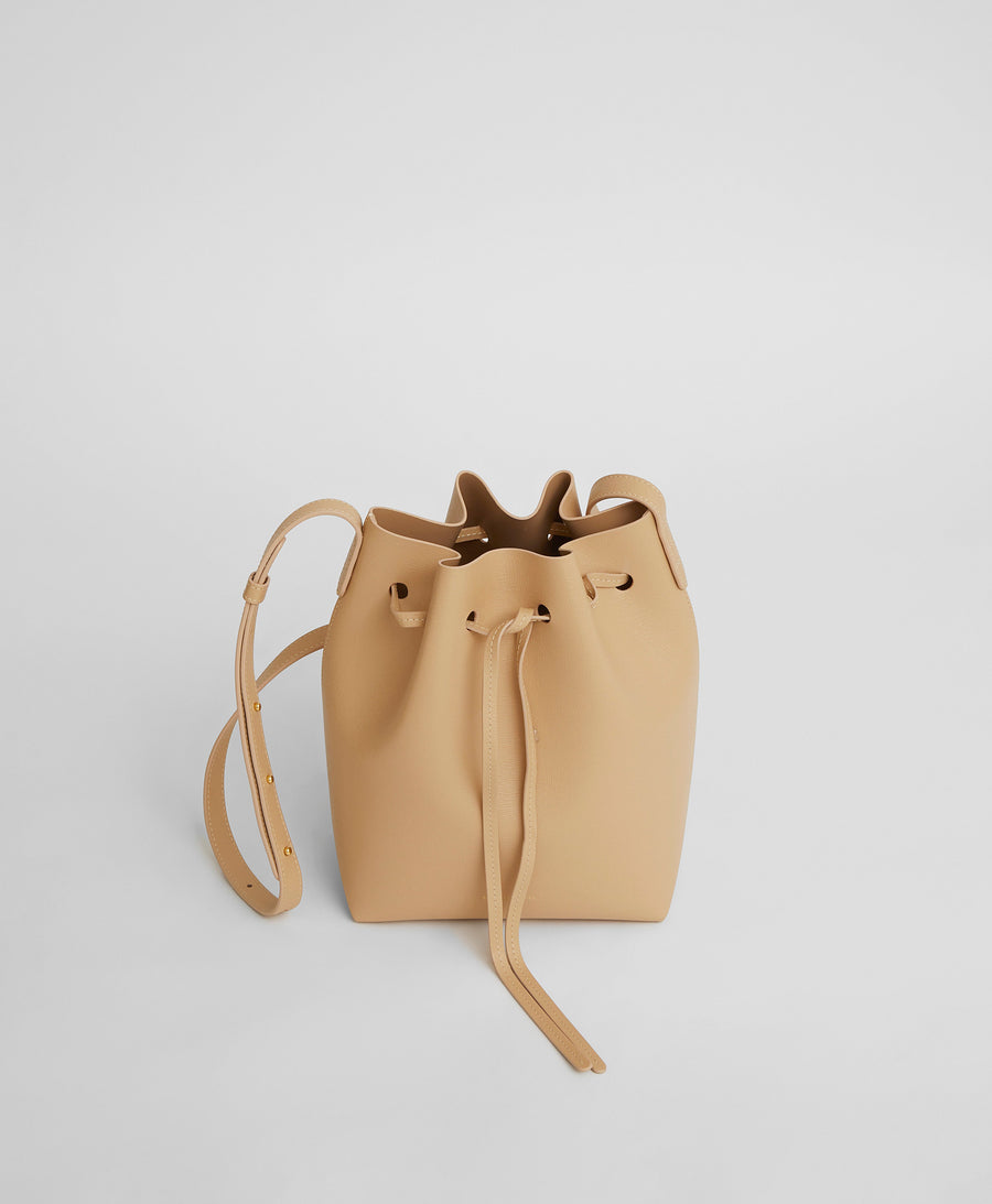 Mansur Gavriel Saffiano Leather Mini Bucket Bag Review 