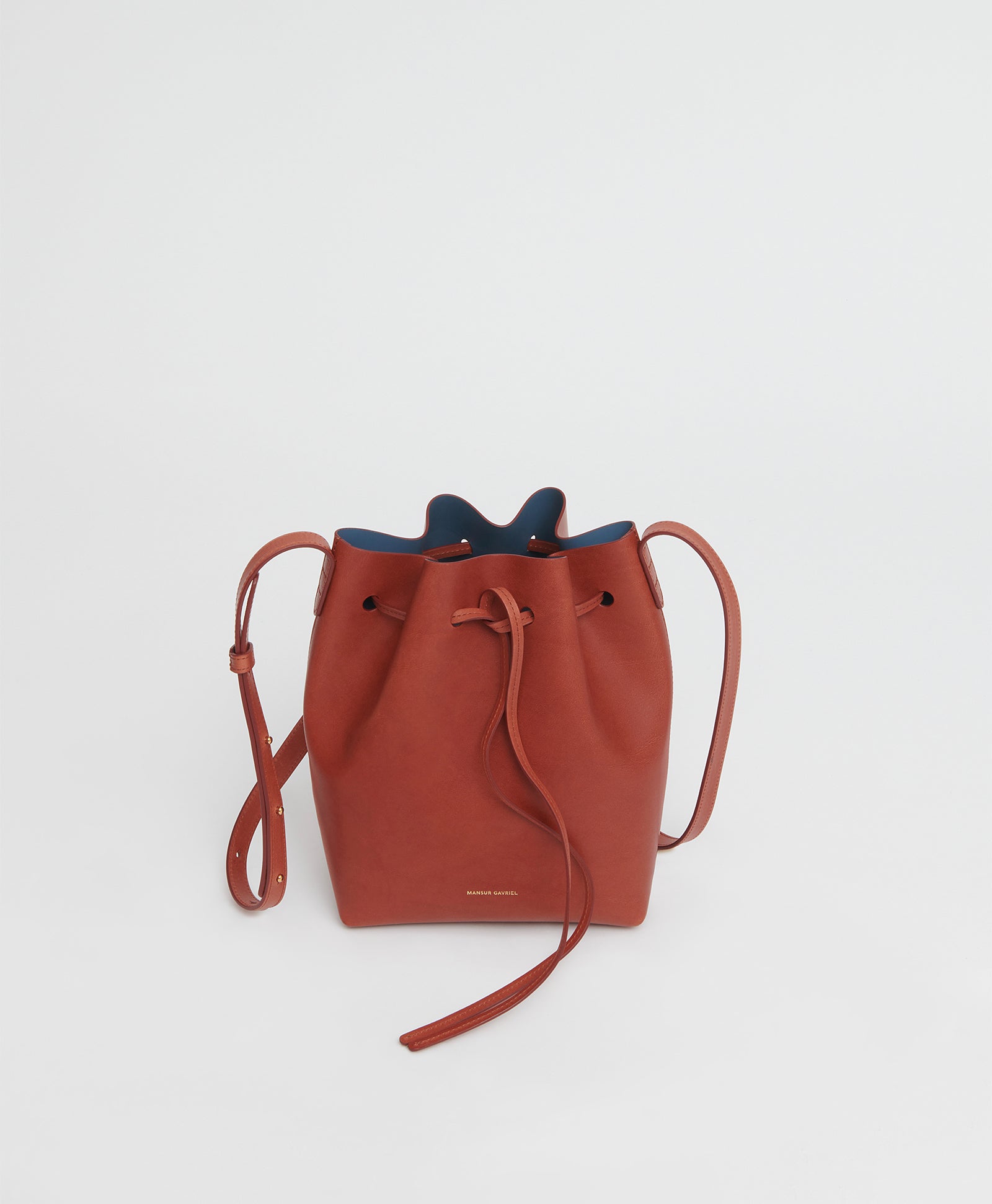 Major Hemispheric Handbag - Made in Italy, vegetable tan leather