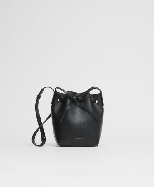 Mini Mini Bucket Bag - Black/Flamma