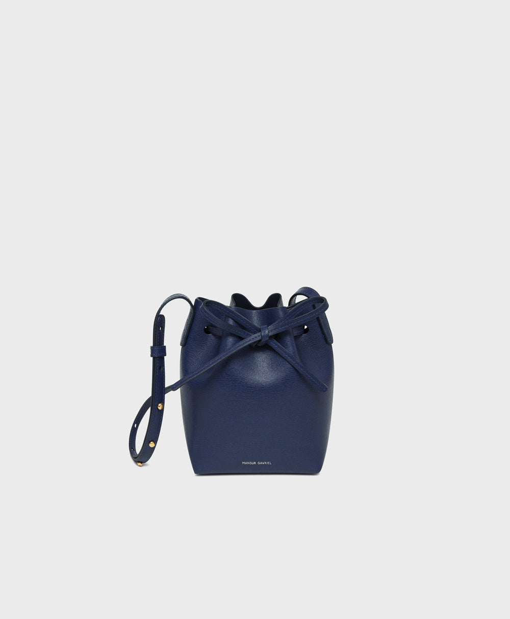 Mini Mini Bucket Bag - Black/Flamma