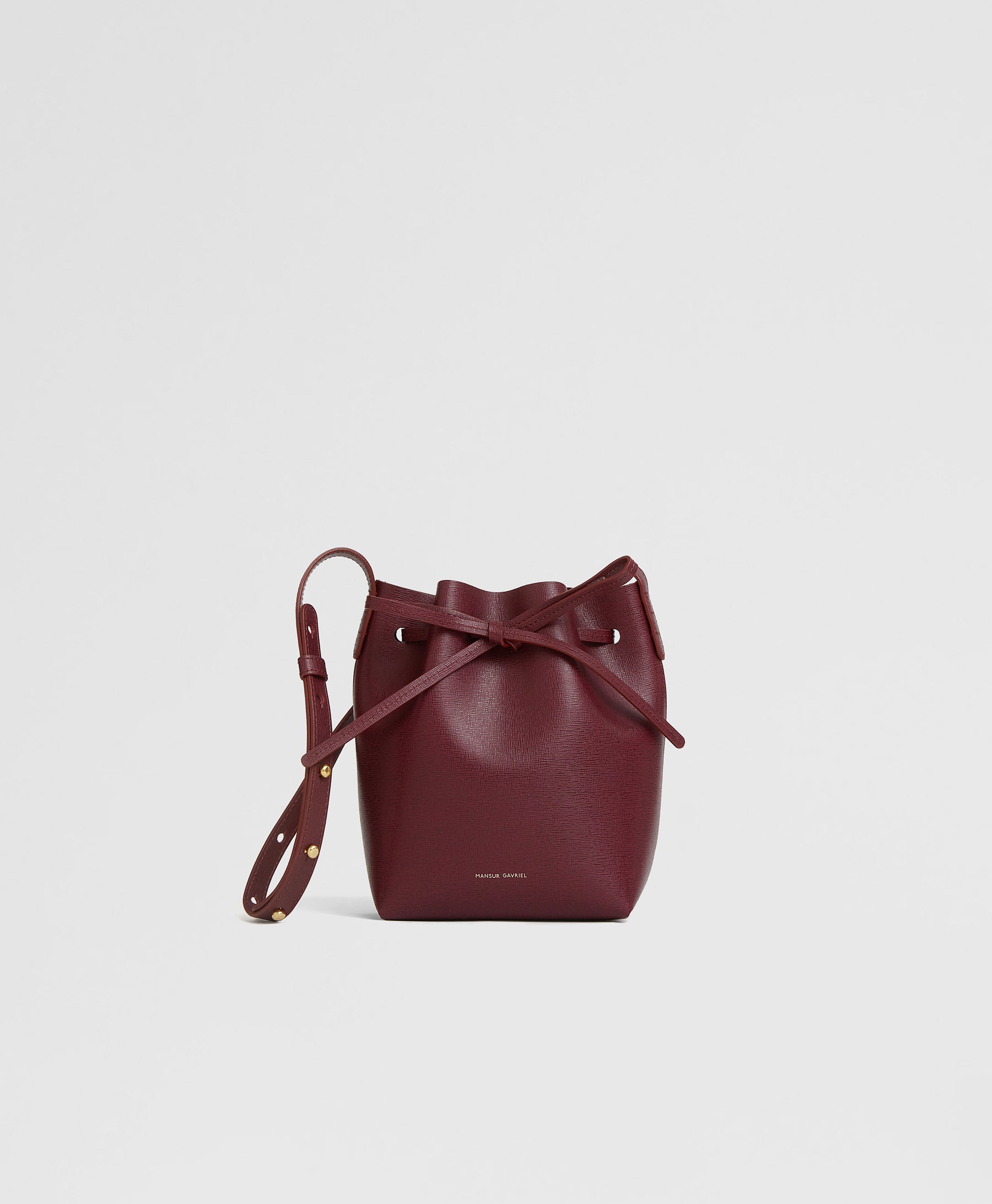 Designer Leather Mini Mini Bucket Bags MANSUR GAVRIEL