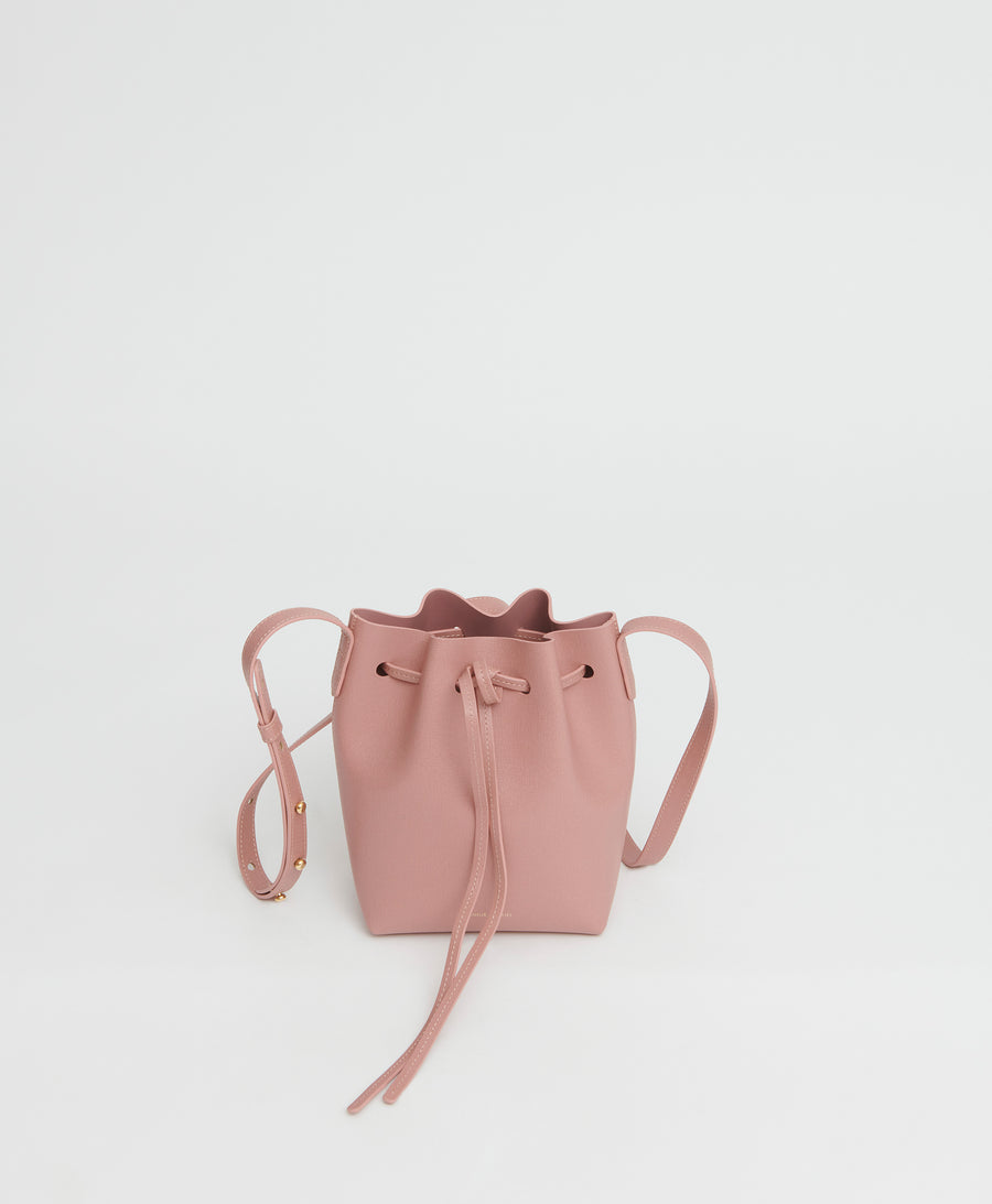 Mini Mini Bucket Bag - Black/Flamma