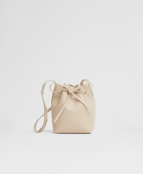 MANSUR GAVRIEL Mini Mini Bucket Bag - Saffiano Leather Turquoise Green $610