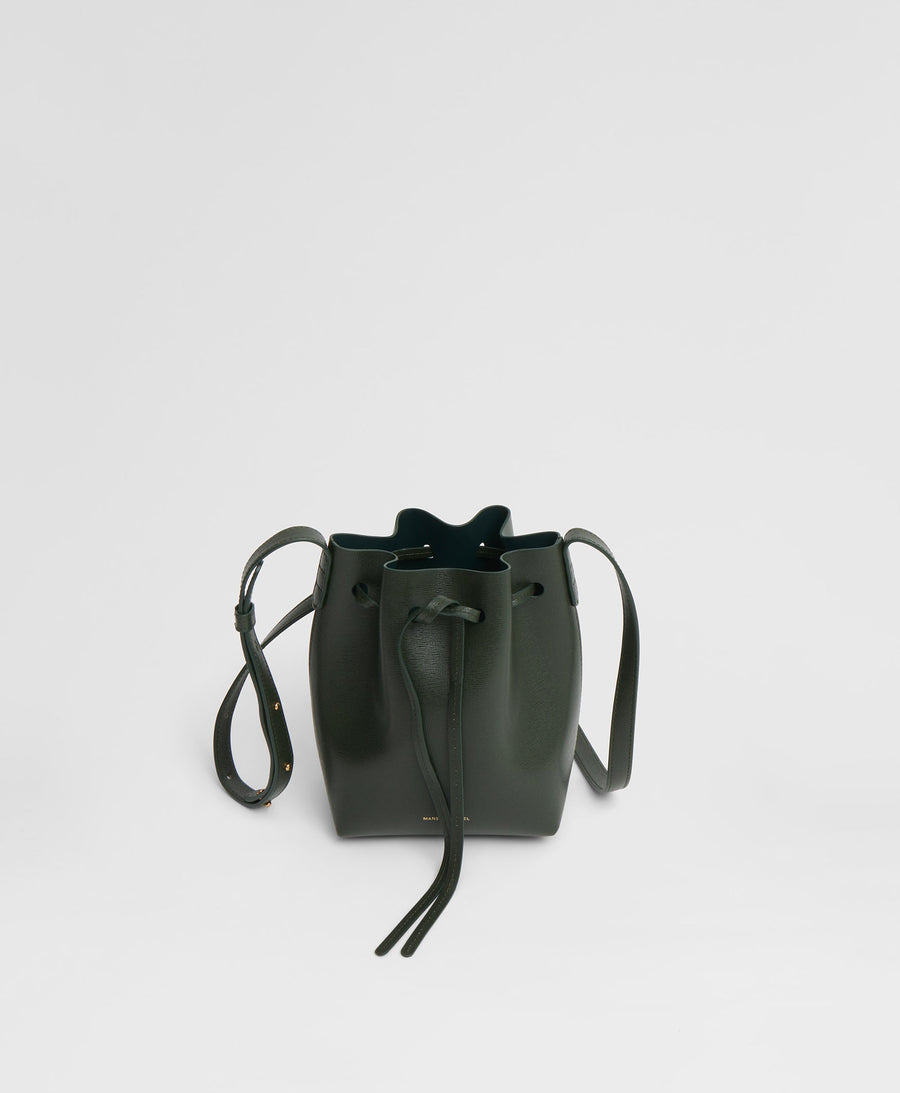 Mansur Gavriel Mini Mini Bucket Bag - Moss