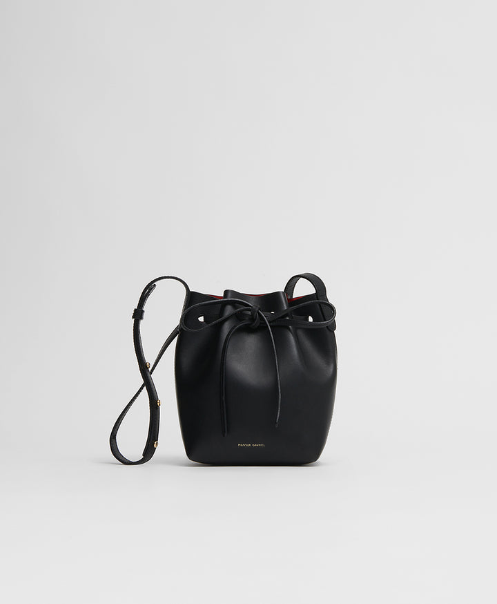 Harvey Nichols & Co Ltd Mansur Gavriel Lilium large black leather bucket bag  765.00