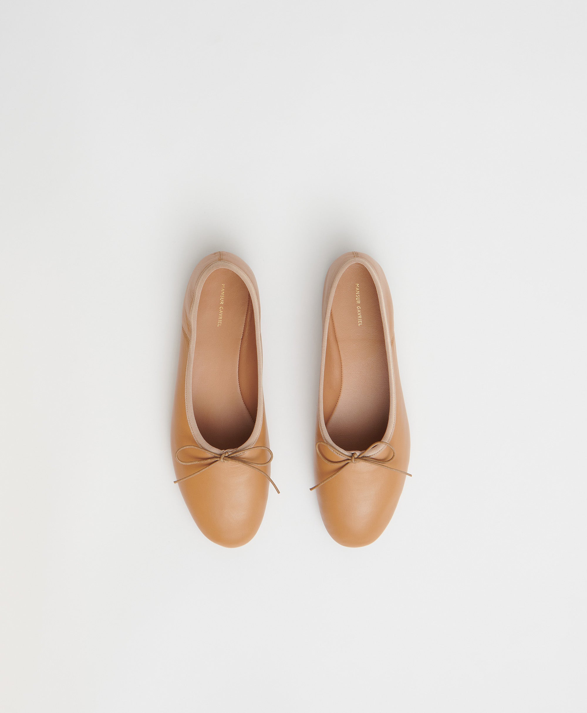 Mansur gavriel monogram ballet sales flats