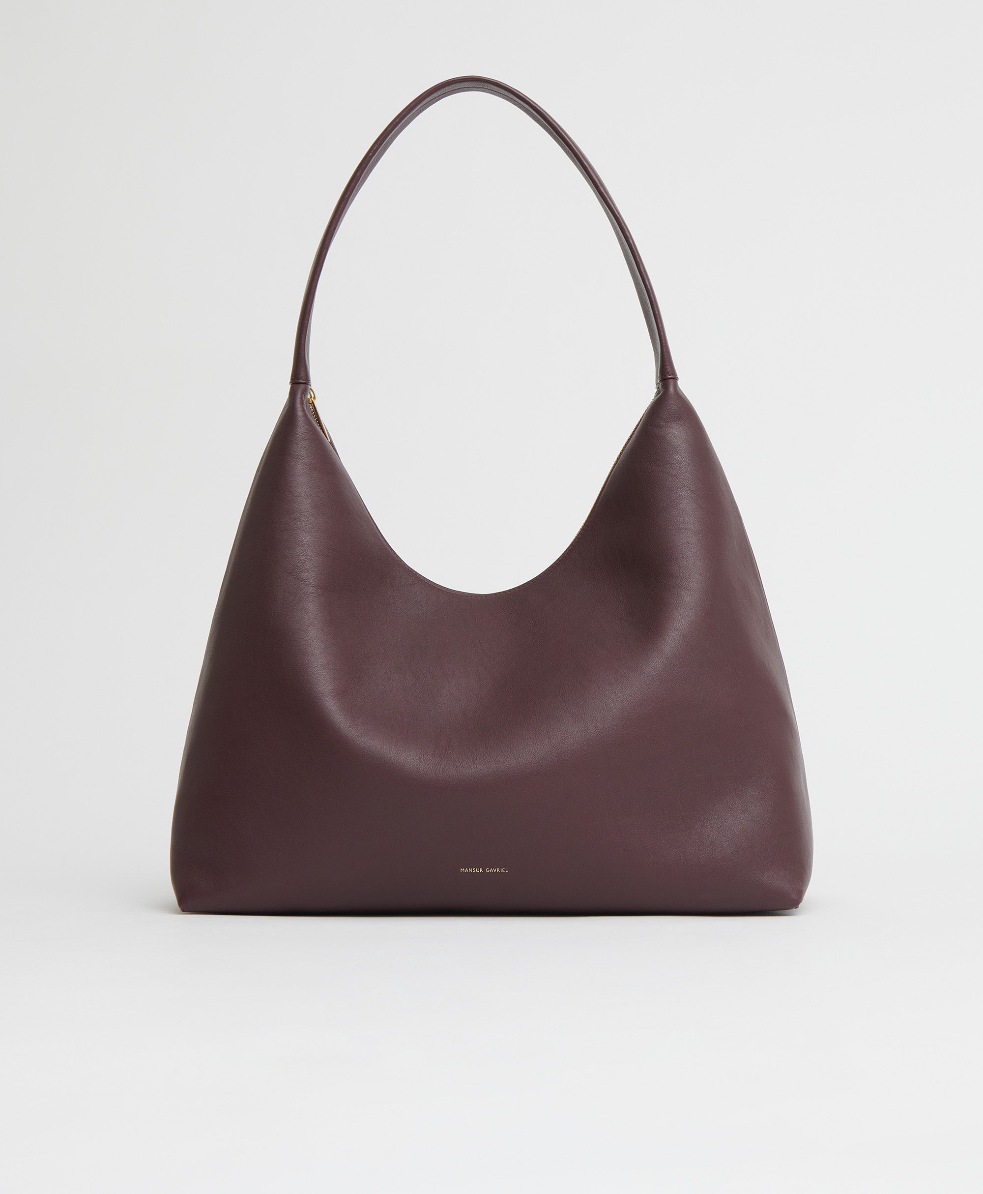 Pebbled Leather Hobo Shoulder Bag | Talbots