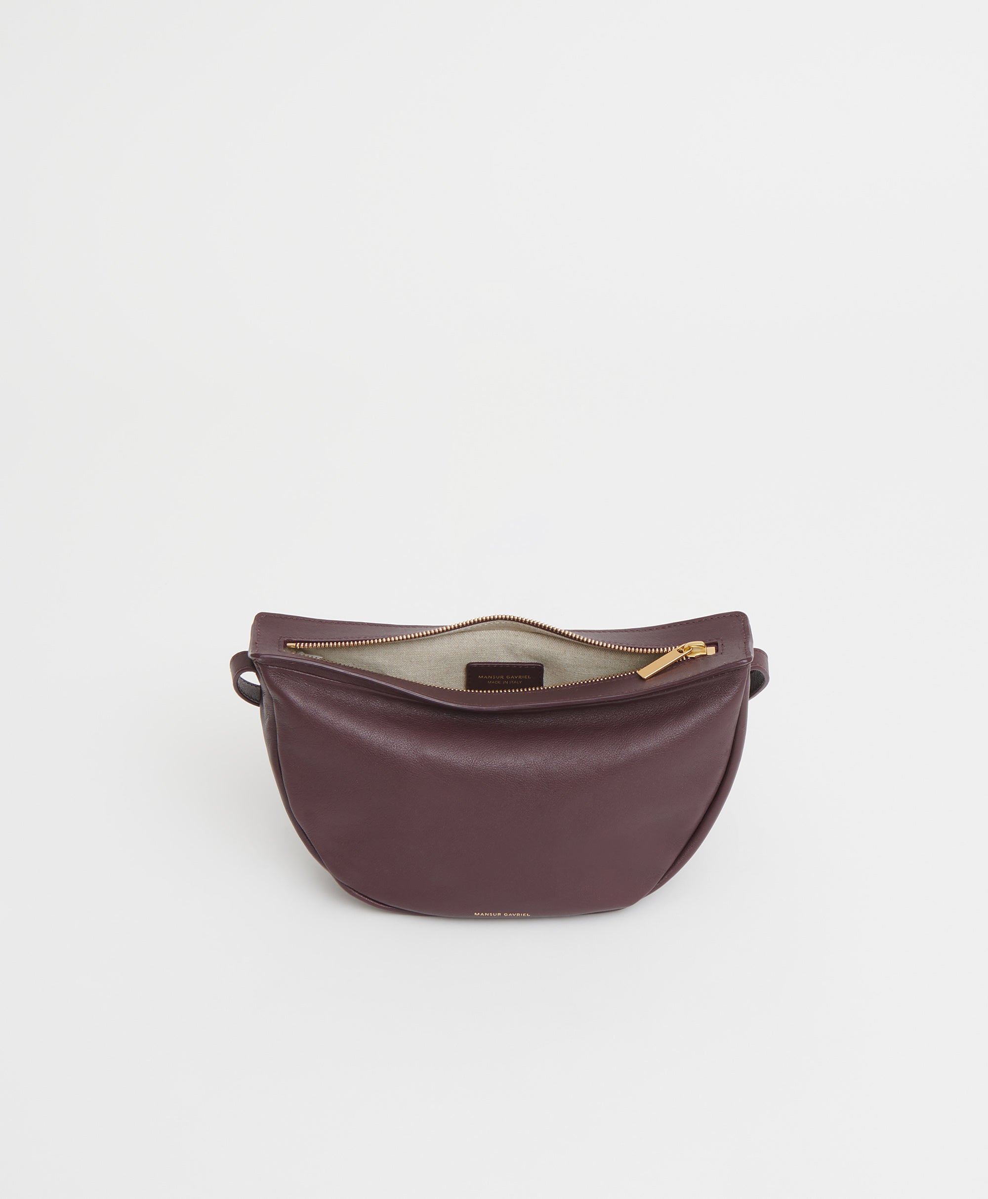 Mansur gavriel discount moon clutch suede