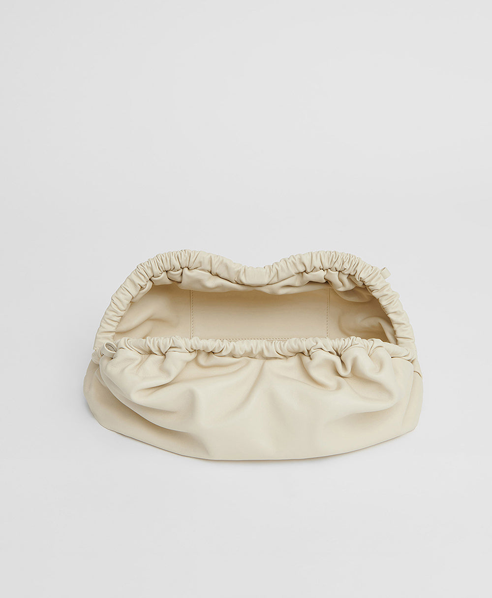 Cream Cloud Bag (FINAL Sale) Bag with Pearl Chain