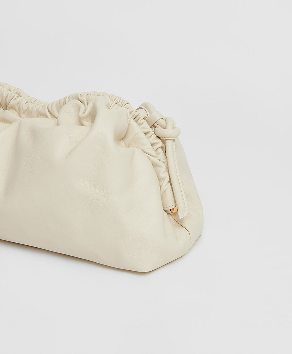 Oversized Cloud Clutch Pearl