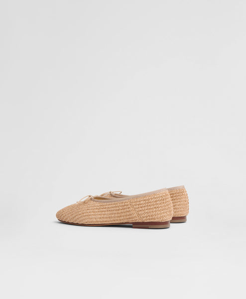 Raffia Dream Ballerina - Natural