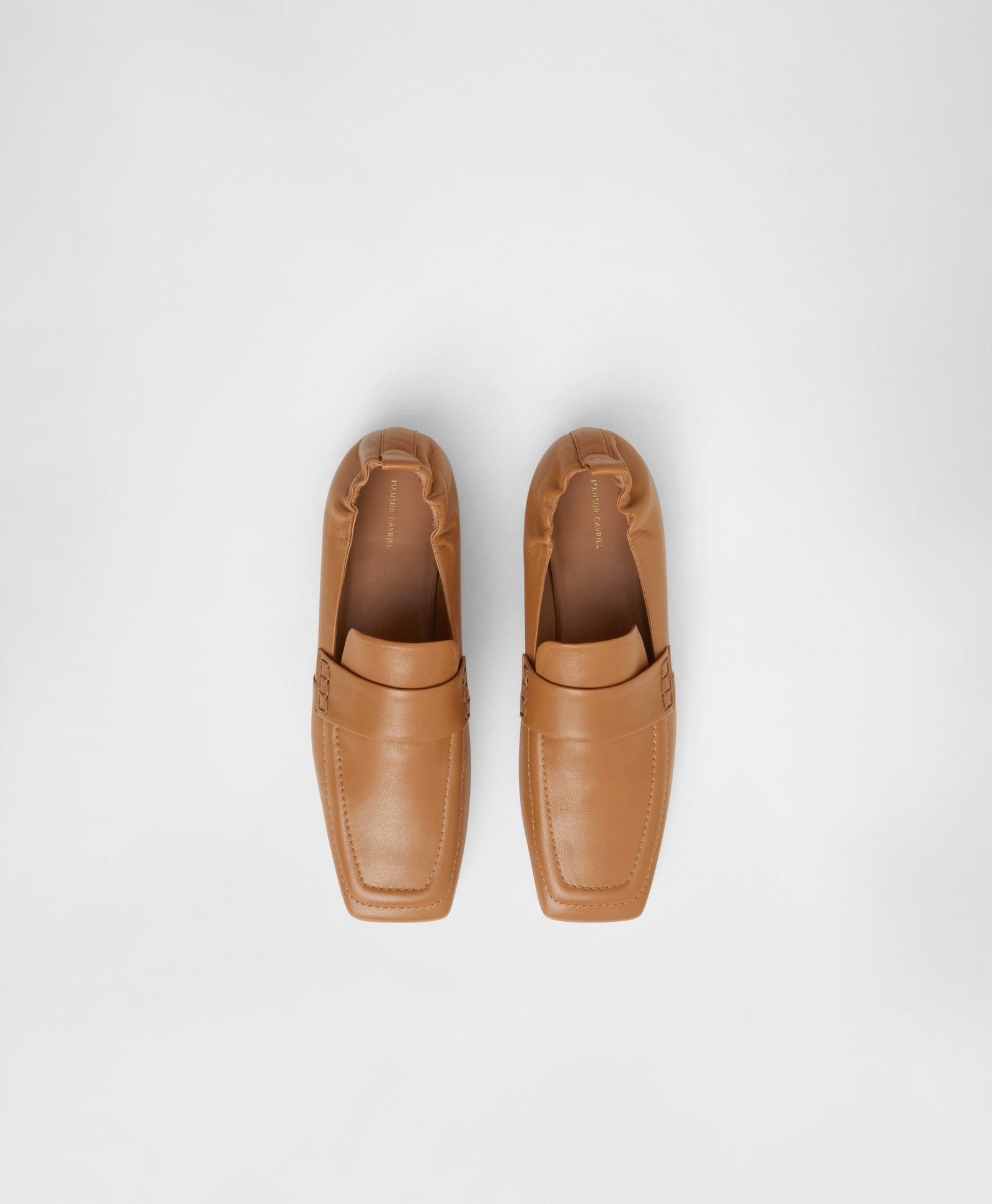 Square Toe Loafer - Caramel