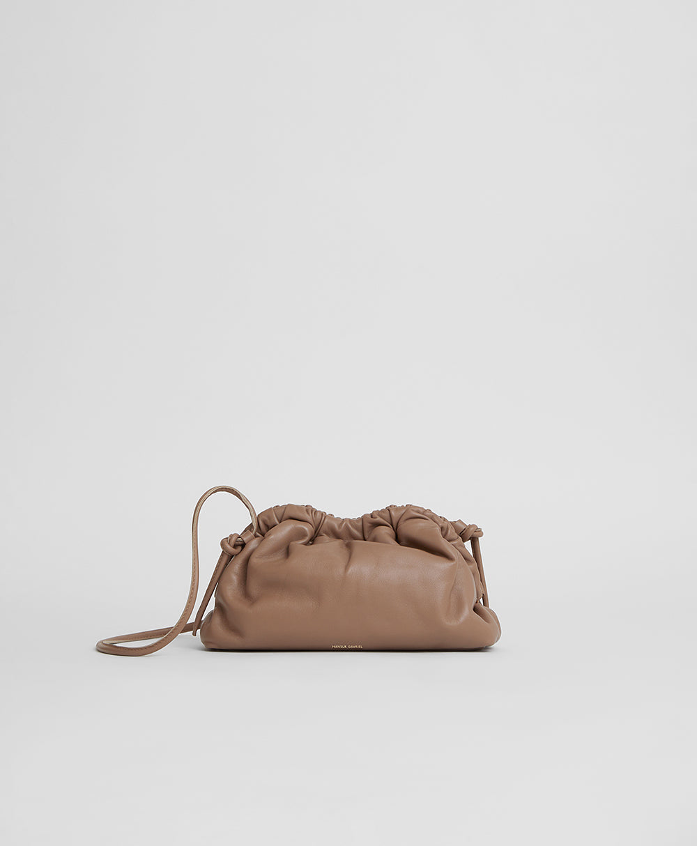 Mansur gavriel mini cloud leather clutch new arrivals