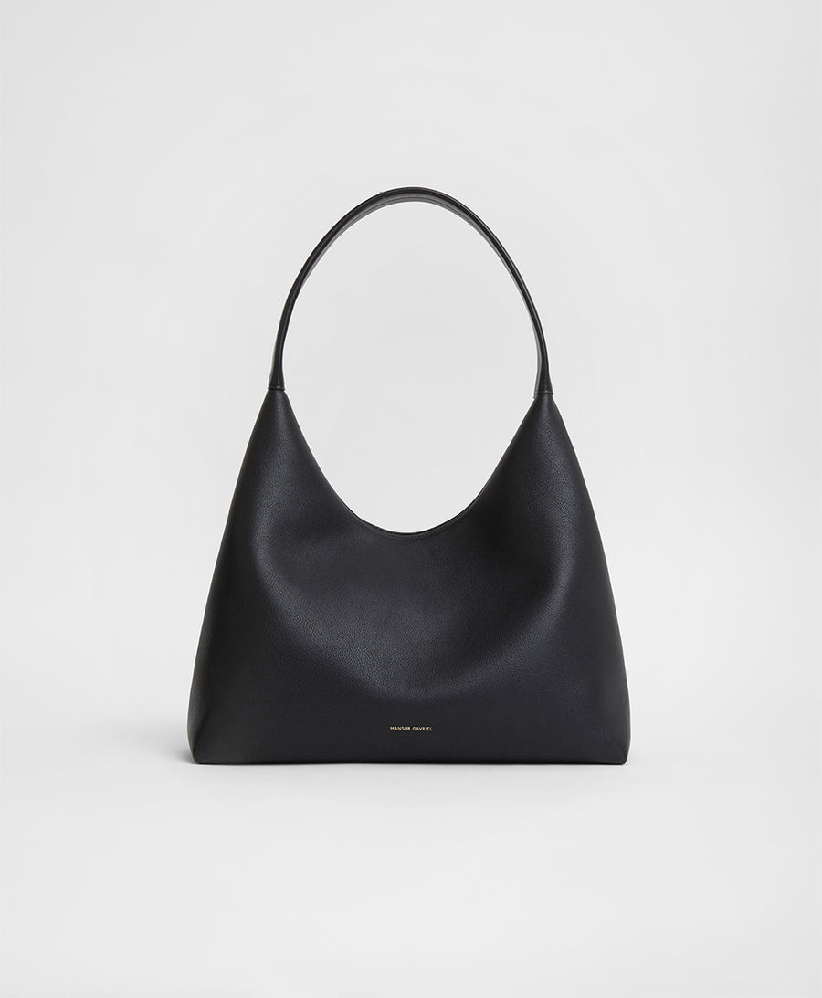 What Goes Around Comes Around Louis Vuitton Black Denim XL Hobo