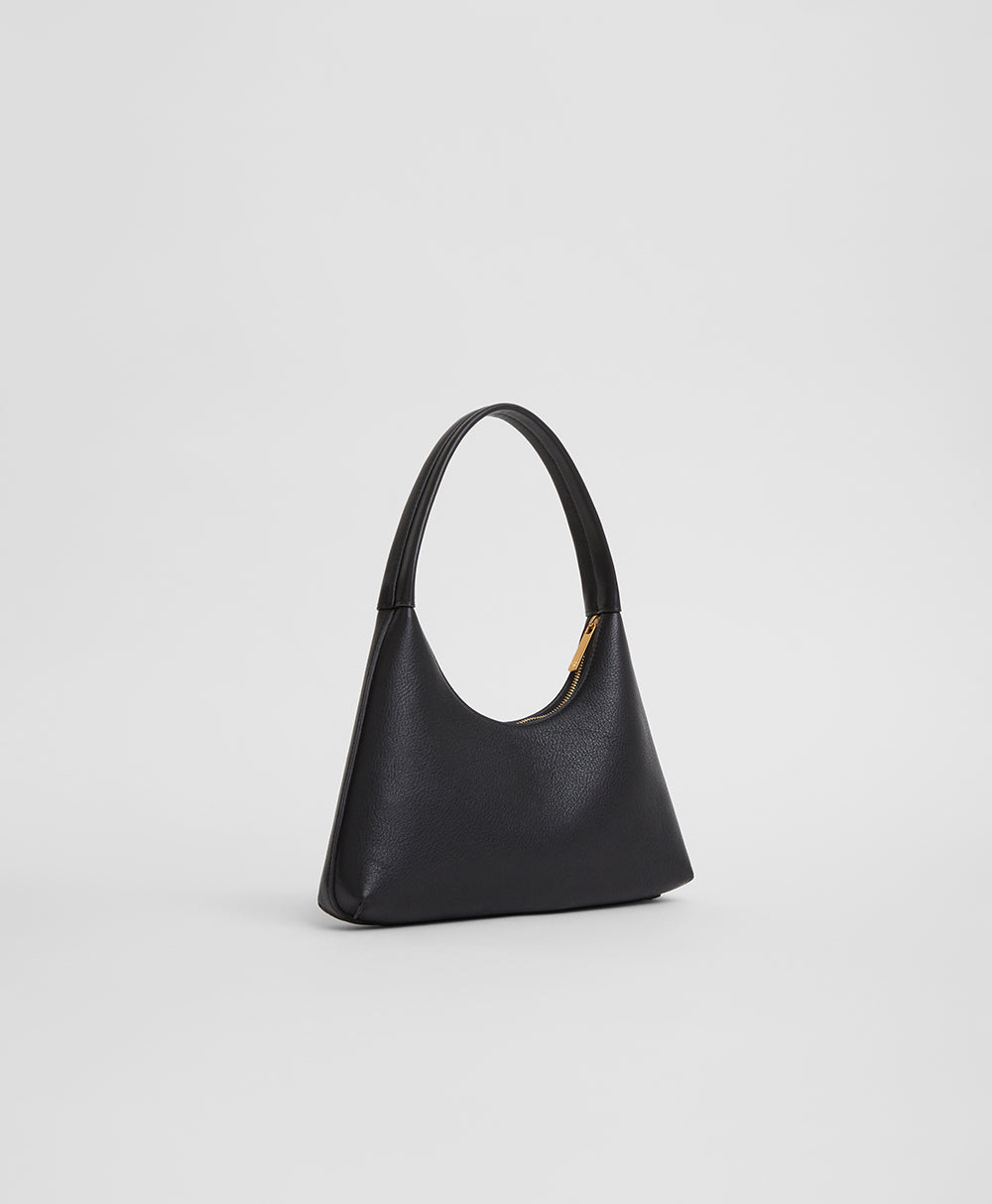 Black mini top handle clearance bag