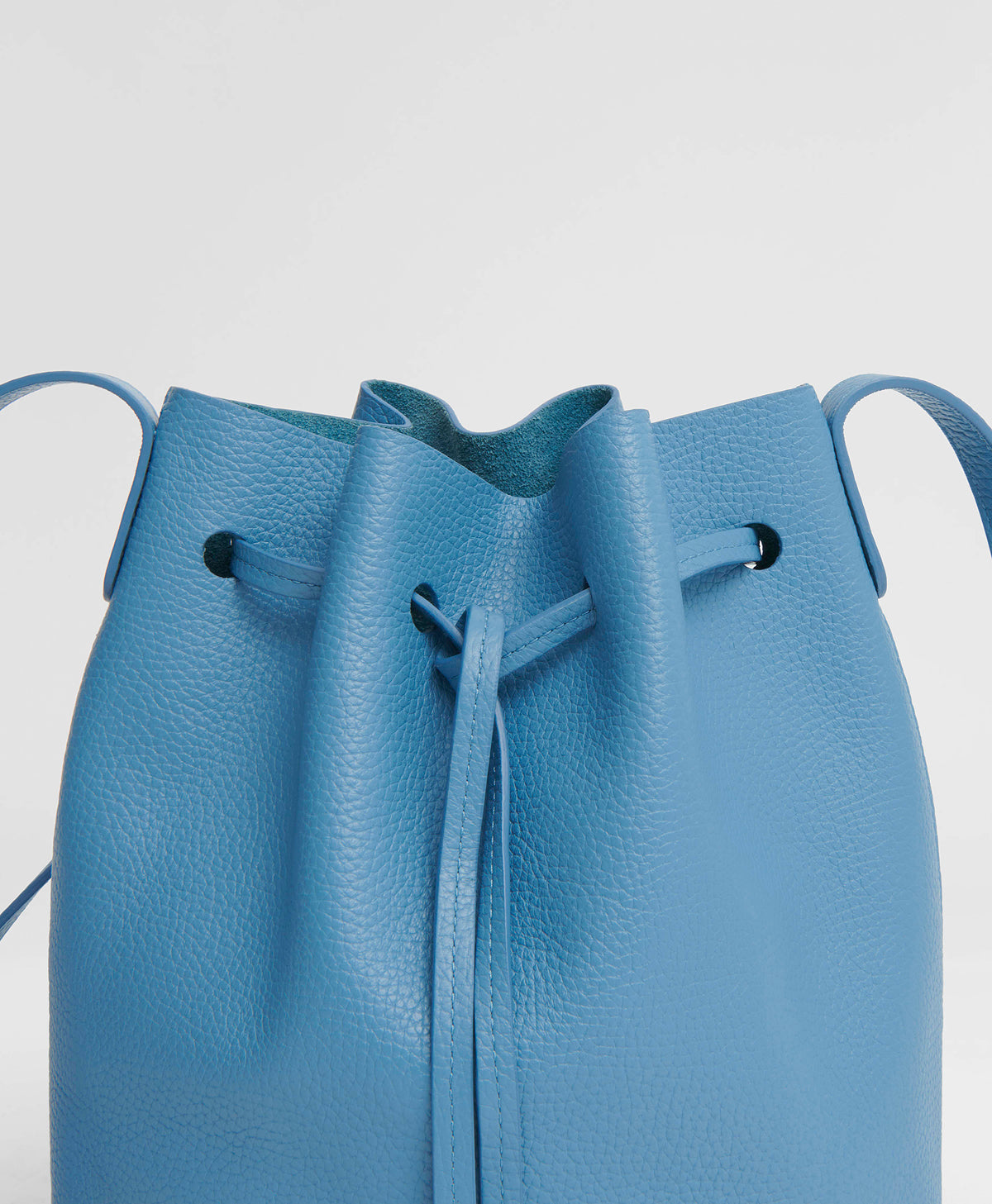 Mansur gavriel blue 2025 bucket bag