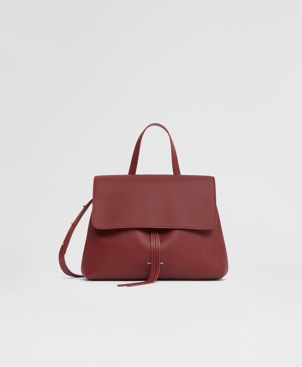 Mansur Gavriel Women's Red Flat 100% Suede Clutch Bag