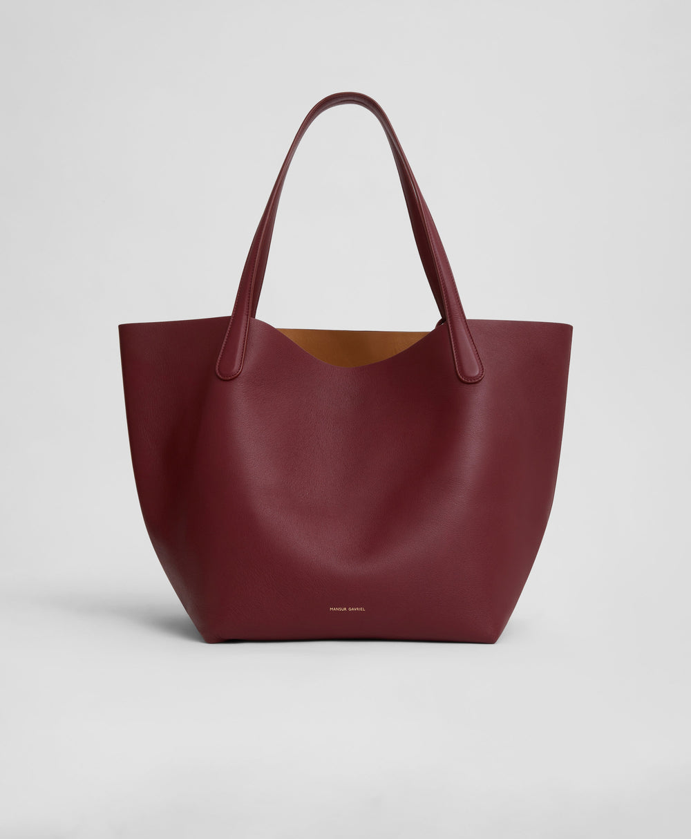 Mansur Gavriel Made in Italy Camel Beige Multitude Tote Leather