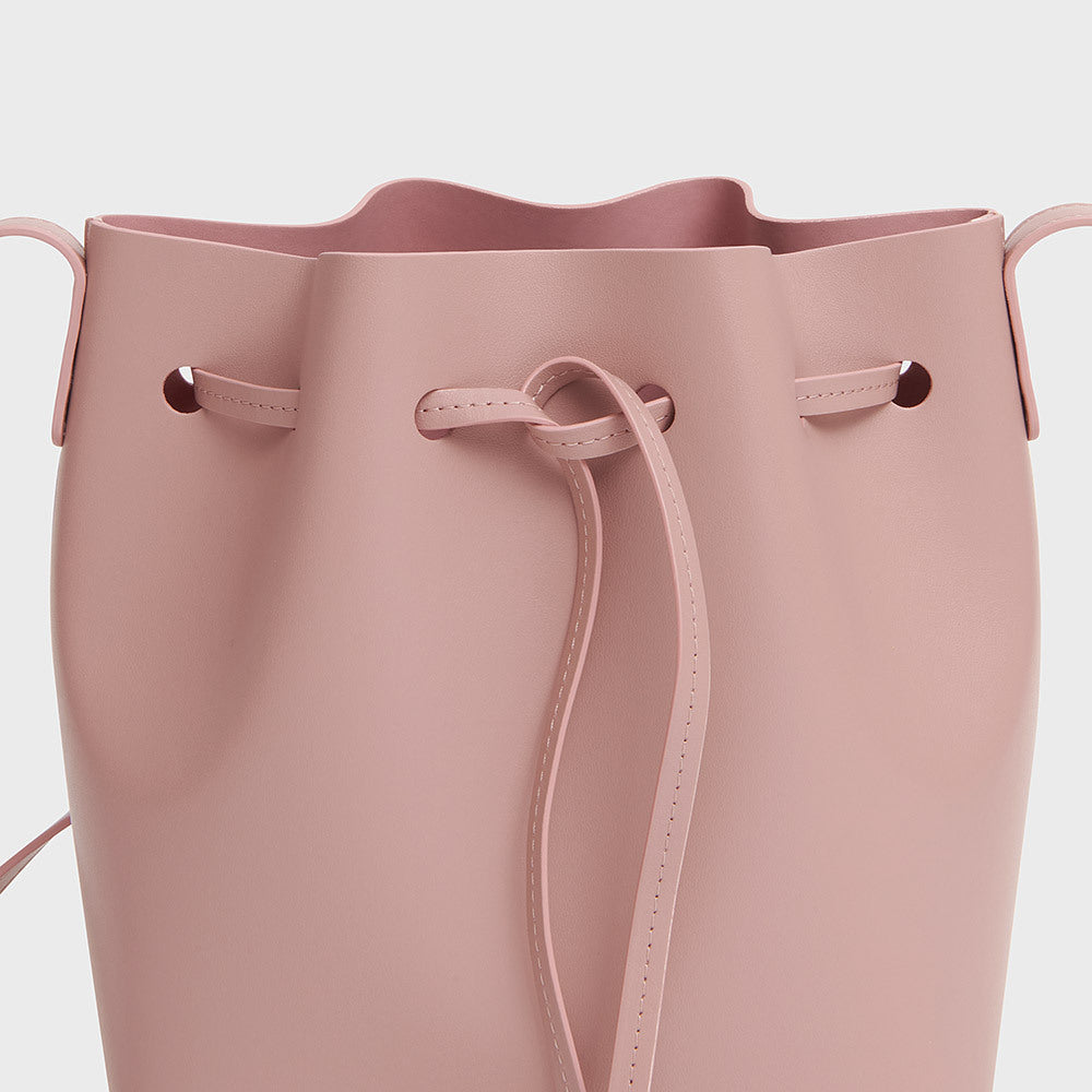 The Apple Leather Tote Dusty Rose