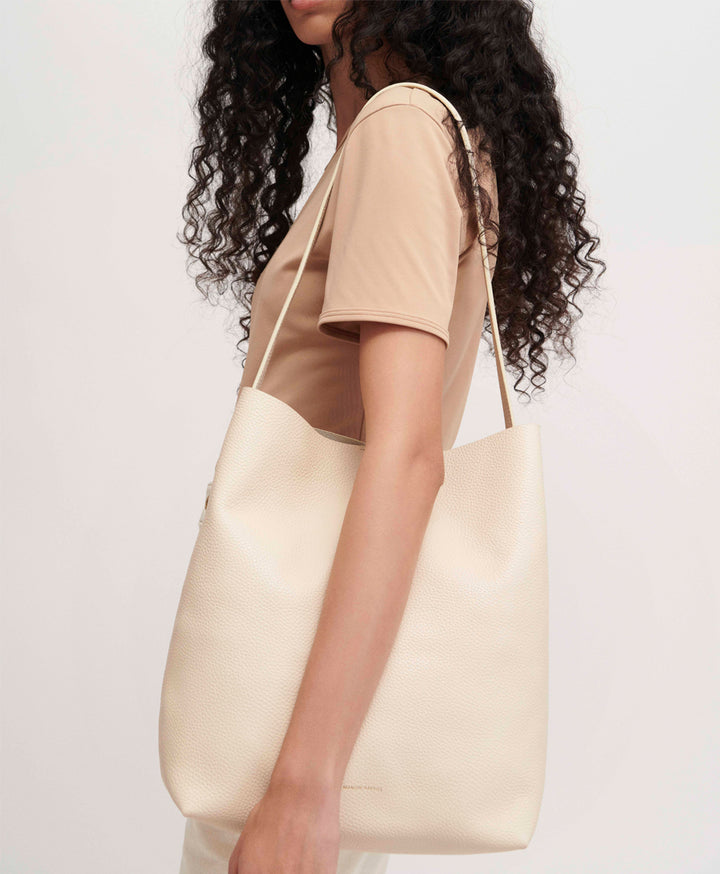 Mansur Gavriel Large Leather Tote - Neutrals Totes, Handbags - WGY43514