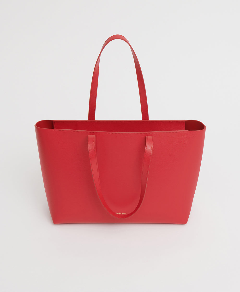 Mansur gavriel small discount leather zip tote