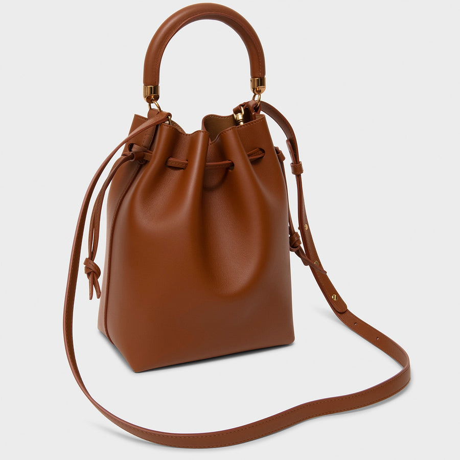 Lily Signature Crossbody In Brown/khaki/camel